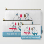 amore pinguino carry all pouches