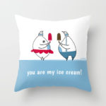 amore pinguino pillows