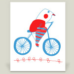 bici bird print