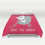 cuore di panda duvet covers