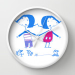 emma e luvi wall clock